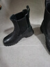 Clarks其乐潮思系列女鞋冬季经典复古英伦风粗跟方头切尔西靴中筒短靴 黑色 261747084 38 实拍图