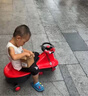 好娃娃（howawa）儿童扭扭车1-3岁溜溜车宝宝滑滑车妞妞车滑行车168烈焰红 实拍图