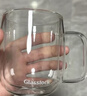 Glasslock水杯双层玻璃杯家用茶杯耐冷热带把手防烫办公室隔热咖啡杯290ml 实拍图
