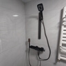惠达（HUIDA）卫浴淋浴花洒家用卫生间浴室出租房公寓小户型简约简易花洒无顶喷 [枪灰冷热]3琴键增压大置物G15 实拍图