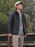 坦博尔轻薄羽绒服男士短款连帽宽松简约保暖外套TF236209 黑色 180  实拍图