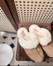 UGG秋季女士经典舒适厚底毛拖包头休闲懒人毛毛鞋勃肯鞋 1122550 SAN | 沙色 37 实拍图