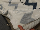 南极人冬季毛毯被子加厚盖毯冬天单床宿舍单人办公室双层拉舍尔铺床毯 觅鹿【店长推荐】 150x200cm约4斤 实拍图