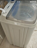 志高（CHIGO）脱水机甩干机小型迷你家用甩干桶出租房宿舍大容量单杠脱水桶烘干一体 8.6KG【加厚普通款】质保3年 实拍图