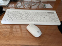 HP惠普无线键盘鼠标套装无线键鼠套装办公女生静音笔记本台式电脑带无线2.4G接收器无线键盘 【商务白】无线键鼠套装 实拍图