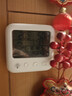 德力西电气（DELIXI ELECTRIC）家用室内温度计带笑脸婴儿房闹钟计时电子数显温湿度计温度表 实拍图
