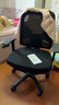 得力（deli）4900S 人体工学靠背办公椅/电脑椅/职员椅 可升降转椅舒棉坐垫 黑 实拍图