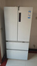 海尔（Haier）【小红花冰箱-绽放版】503升全空间保鲜零嵌法式多门家用冰箱BCD-503WGHFD14GYU1(白)国家补贴20% 实拍图