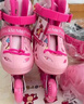 迪士尼（Disney）溜冰鞋套装儿童轮滑鞋全闪女初学直排滑冰鞋旱冰鞋送礼物 实拍图