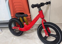 飞鸽儿童平衡车1-3-6岁男女小孩滑行无脚踏自行车宝宝两轮滑步车礼物 14寸镁合金一体充气轮【中国红】 实拍图