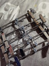 晟旎尚品 裤夹晾衣架裤架裤子夹家用晾晒衣架防滑浸塑不锈钢裤夹裤挂10只 实拍图
