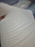 MUJI[自营限定]乳胶枕 天然乳胶枕头透气高回弹枕芯白色60×40×10cm 实拍图