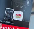 闪迪（SanDisk）64GB TF(MicroSD)内存卡 4K极速金卡A2 V30 U3行车记录仪 运动相机无人机 监控存储卡 读170MB/s 实拍图