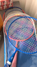 361°羽毛球拍儿童耐用型球拍3-12岁儿童玩具礼物套装 粉色+蓝色 实拍图