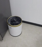飞达三和无盖垃圾桶12L白色轻奢高档双桶设计家用客厅卧室厨房办公室厕所 实拍图