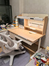 黑白调儿童C2儿童学习桌椅书桌写字桌专用3-18岁全光谱灯光一体实木门店同款 实拍图