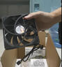 Thermalright(利民) TL-C12C 黑色12cm入门级风压扇 经典磁稳S-FDB轴承 50CM 4PIN串接PWM接头 1550转速 实拍图