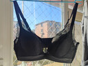 爱慕无钢圈聚拢上托侧收轻盈性感蕾丝文胸AM171791黑色B85 实拍图