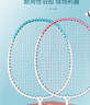 红双喜（DHS）羽毛球拍对拍套装含球训练比赛成人儿童学生防磨羽拍2支双拍 实拍图