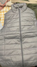 雪中飞经典新款基础舒适轻薄羽绒便捷短款保暖羽绒小马甲轻盈便携舒适 火山灰|8193-男 XL 175/96A 实拍图