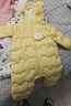 巴拉巴拉童装婴儿羽绒服宝宝连体衣新生儿2025冬加厚哈衣爬服208425120204 实拍图