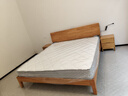 林氏家居全实木床双人床1.8米1.5米可选主卧室大床原木风床架单人床PK13A 【低铺|排骨架】床+零胶弹簧床垫+床头柜*1 1.8米x2米 实拍图