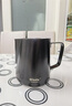 欧乐多（Olodo）德国 拉花杯304不锈钢拉花缸咖啡奶泡杯加厚带刻度尖嘴拉花壶奶缸 304拉花杯【黑色600ml】贈拉花针 实拍图