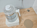小壮熊 全玻璃恒温壶 恒温调奶器冲奶水壶 保热冲泡暖奶暖烧水壶 白1.5L 实拍图