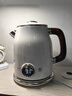 美的（Midea）艺术家电热水壶  烧水壶自动断电保温一体  1.6L大容量电热水壶 316L不锈钢恒温壶 精准控温 63-Q 实拍图