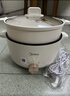 美的（Midea）电煮锅 电火锅 泡面锅 宿舍小火锅 蒸煮一体电蒸锅 多功能锅 MC-HGE2511【配带蒸笼】3L 国家补贴 实拍图