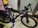 兰令MT300山地自行车成年人变速油碟刹减震前叉越野骑行代步赛车 消光灰【铝合金+油刹+可锁前叉】 26英寸【160-175cm】 27速-标准版 实拍图
