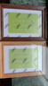 维佳美式复古相框创意摆台挂墙画框装裱框照片墙拼图框油画框外框 木纹色 A4可摆可挂-可放21*29.7厘米 实拍图