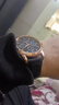 【网红爆款】商务腕表石英运动表休闲皮带男女手表 黑色【升级】 实拍图