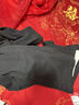 猫人10A抑菌防螨含羊绒蚕丝男士保暖内衣男加绒秋衣秋裤套装黑色XL 实拍图