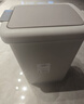 五月花脚踏垃圾桶15L脚踩手按双开盖卫生间客厅厨房垃圾桶大号 实拍图