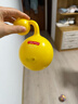 费雪（Fisher-Price）儿童玩具小皮球甩甩摇铃球黄色(含辰太按摩球红色)生日礼物礼品 实拍图