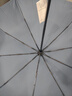天堂 全自动雨伞三折 10骨加固一键开收易甩干简约晴雨伞 兰灰 实拍图