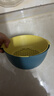 双层塑料洗菜盆沥水篮子厨房神器多功能客厅家用水果盘洗水果菜篮 青黄色 1个 实拍图