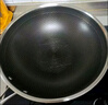 炊大皇 炒锅 304不锈钢炒菜锅煎锅 平底不粘炒锅32cm 可立可视盖不挑灶 实拍图
