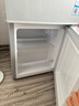 奥克斯（AUX）家用双门迷你小型冰箱 冷藏冷冻保鲜小冰箱 宿舍租房节能电冰箱 【国家补贴】BCD-24K118 基础款 银色 实拍图