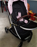 酷贝乐（coballe）婴儿推车可坐可躺轻便折叠双向高景观婴儿车新生儿宝宝bb手推车 珀尔里粉（轻巧便携+遮阳防蚊） 实拍图