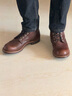 RED WING红翼8111工装靴6寸铁道工D头油鞣皮牛皮琥珀色男鞋马丁靴 琥珀色 41.5 (8.5 美码D头) 实拍图