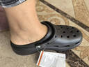 CROCS卡骆驰厚底云朵洞洞鞋时尚百搭户外沙滩鞋女鞋|206750 黑色-001(含智必星) 39 (250mm) 实拍图