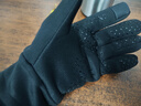 【京东物流】秋冬季保暖自行车骑行户外运动防滑触屏开车男女手套 【防风防泼水 便捷触屏】暗夜黑 均码 1双 【适用于掌围18-23cm】 实拍图