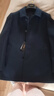 雅戈尔（YOUNGOR）大衣男翻领商务大衣羊毛高级面料手感软糯丝滑穿着有型 灰蓝 L 175/96A 实拍图
