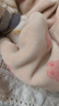 嘟嘟家【柔软厚实】儿童裤子秋冬款加绒宝宝冬装婴儿保暖裤女童男童棉裤 米色粉兔 90 实拍图
