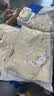 FNKM反季羽绒服男女大码冬季学生防寒服大毛领加厚工装派克服情侣外套 米白色 M 建议【90-100斤】 实拍图