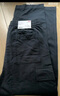 优衣库男装女装同款水洗宽松休闲工装九分裤25秋冬新款479964 479964/09黑色 XL 实拍图