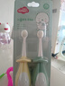 licheers 儿童牙刷1-3-6岁宝宝牙刷超细万毛软刷婴幼儿乳牙刷 两只装 实拍图
