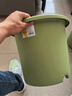 爱丽思（IRIS）Deepot加厚树脂花盆圆口塑料绿萝绣球月季铁线莲花 10号浅绿色 实拍图